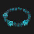 Blushing Spirit | Silver | Firefly Glass Ghost Bracelet